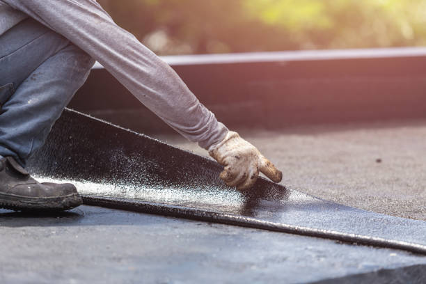 Professional Basement Waterproofing technician working in South Salem, OH